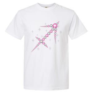 Sagittarius Great Gift Astrology Birthday Pink Diamond Cute Gift Garment-Dyed Heavyweight T-Shirt