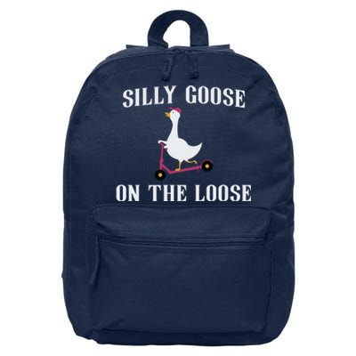 Silly Goose Goose On The Loose 16 in Basic Backpack