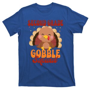 Second Grade Gobble Squad Cute Turkey Thanksgiving Teacher Great Gift T-Shirt