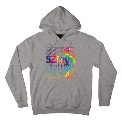 Senior Graduation Gift Girl Class Of 2024 Senior Tie Dye Tall Hoodie