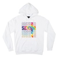 Senior Graduation Gift Girl Class Of 2024 Senior Tie Dye Hoodie