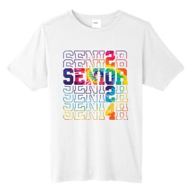 Senior Graduation Gift Girl Class Of 2024 Senior Tie Dye Tall Fusion ChromaSoft Performance T-Shirt