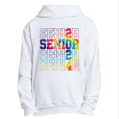 Senior Graduation Gift Girl Class Of 2024 Senior Tie Dye Urban Pullover Hoodie