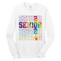 Senior Graduation Gift Girl Class Of 2024 Senior Tie Dye Tall Long Sleeve T-Shirt