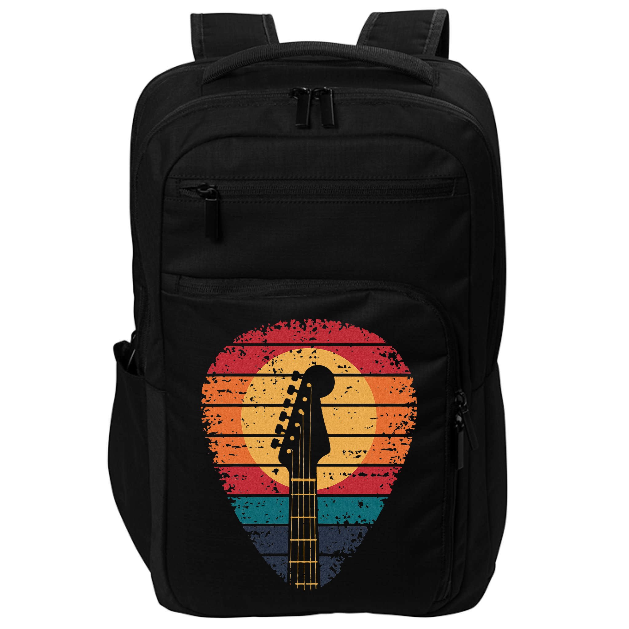 Skeleton Guitar Guy for Guitarists Impact Tech Backpack