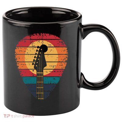 Skeleton Guitar Guy for Guitarists 11oz C Handle Ceramic Mug