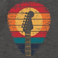 Skeleton Guitar Guy for Guitarists Vector Backpack