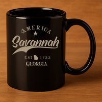 Savannah Ga Georgia 11oz C Handle Ceramic Mug