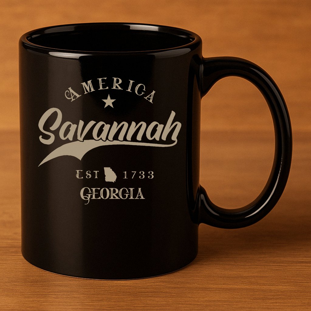 Savannah Ga Georgia 11oz C Handle Ceramic Mug