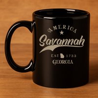 Savannah Ga Georgia 11oz C Handle Ceramic Mug