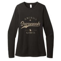 Savannah Ga Georgia Womens CVC Long Sleeve Shirt