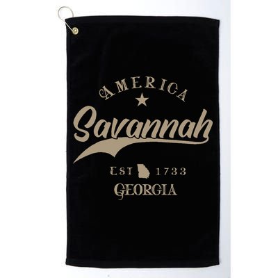 Savannah Ga Georgia Golf Towel