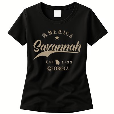 Savannah Ga Georgia Womens T-Shirt
