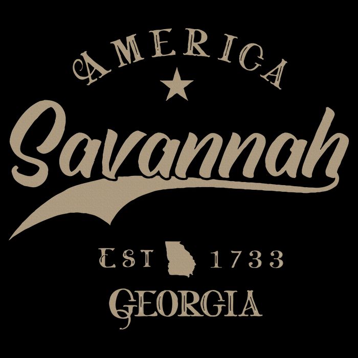 Savannah Ga Georgia Zip Tote Bag