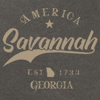 Savannah Ga Georgia Cotton Canvas Backpack
