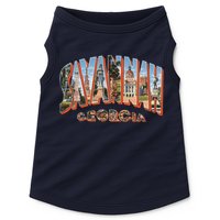Savannah Georgia GA Vintage Retro Souvenir Doggie Tank