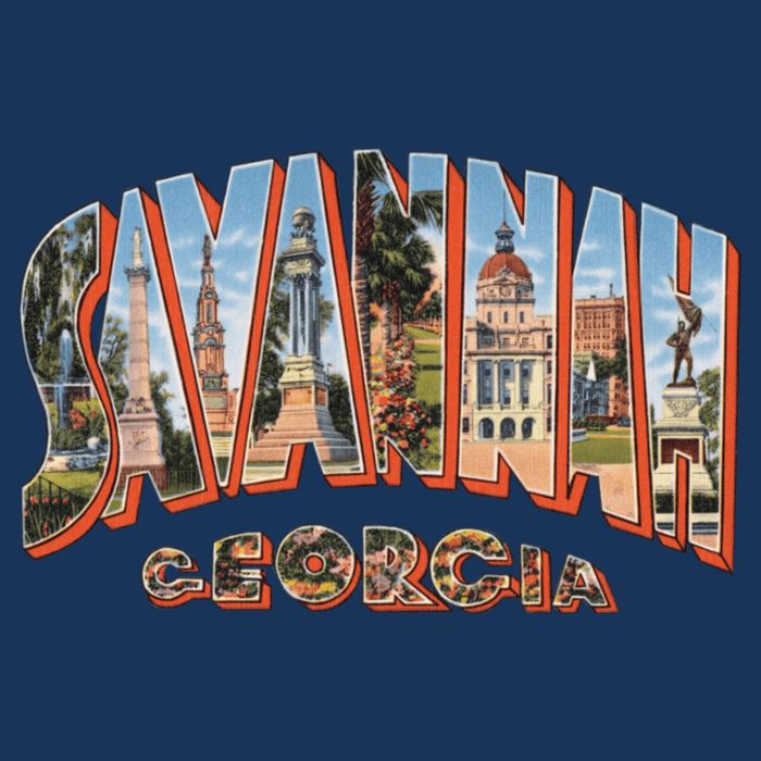 Savannah Georgia GA Vintage Retro Souvenir Doggie Tank