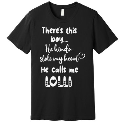 Special Grandma Grandmother This Calls Me Lolli Premium T-Shirt