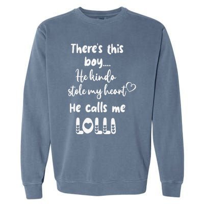 Special Grandma Grandmother This Calls Me Lolli Garment-Dyed Sweatshirt