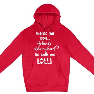 Special Grandma Grandmother This Calls Me Lolli Premium Pullover Hoodie