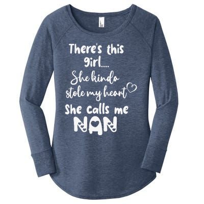 Special Grandma Grandmother This Calls Me Nan Women's Perfect Tri Tunic Long Sleeve Shirt