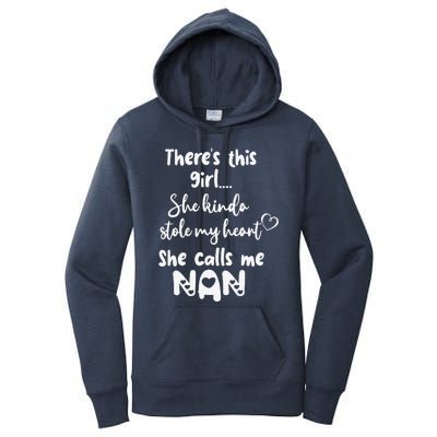 Special Grandma Grandmother This Calls Me Nan Women's Pullover Hoodie