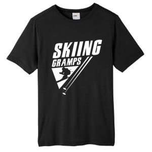 Skiing Gramps Grandad Skier Ski Grandpa Great Gift Tall Fusion ChromaSoft Performance T-Shirt