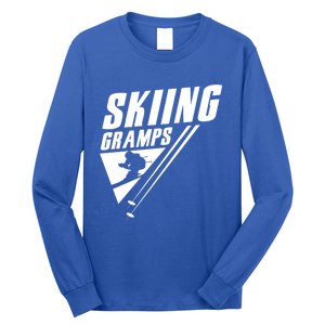 Skiing Gramps Grandad Skier Ski Grandpa Great Gift Long Sleeve Shirt