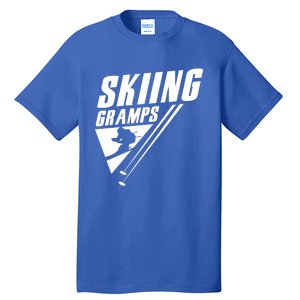 Skiing Gramps Grandad Skier Ski Grandpa Great Gift Tall T-Shirt