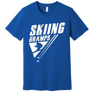 Skiing Gramps Grandad Skier Ski Grandpa Great Gift Premium T-Shirt