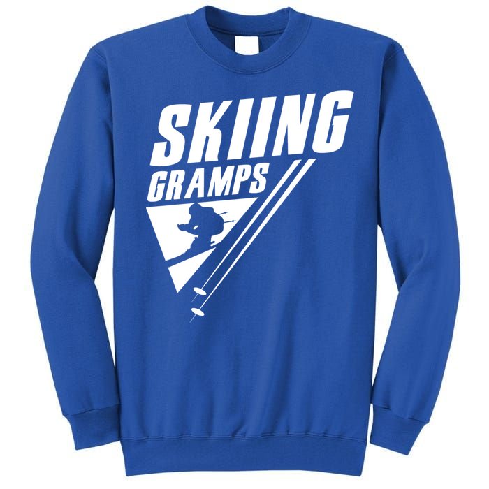 Skiing Gramps Grandad Skier Ski Grandpa Great Gift Tall Sweatshirt