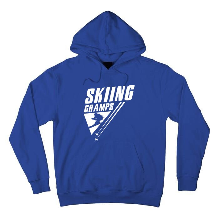 Skiing Gramps Grandad Skier Ski Grandpa Great Gift Tall Hoodie