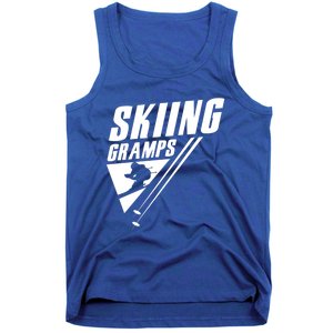 Skiing Gramps Grandad Skier Ski Grandpa Great Gift Tank Top