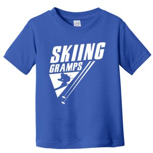 Skiing Gramps Grandad Skier Ski Grandpa Great Gift Toddler T-Shirt