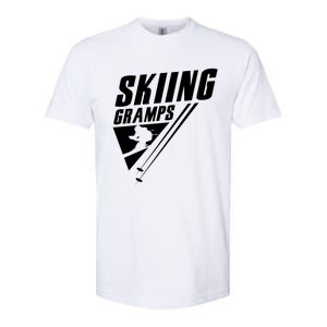 Skiing Gramps Grandad Skier Ski Grandpa Great Gift Softstyle CVC T-Shirt