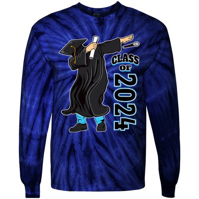 Senior Graduation Gifts For Him Class Of 2024 High School Tie-Dye Long Sleeve Shirt