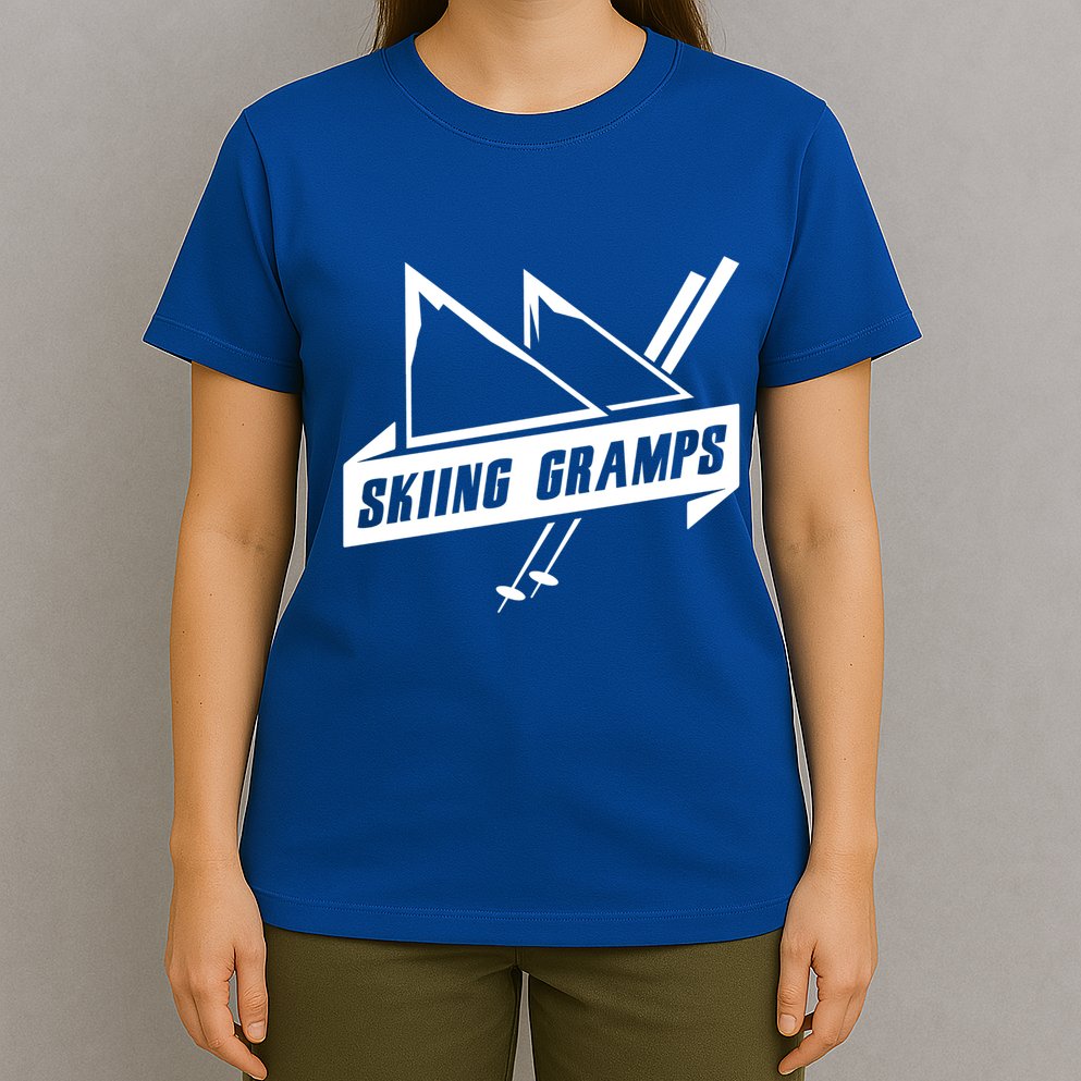 Skiing Gramps Grandpa Grandad Skier Ski Gift T-Shirt
