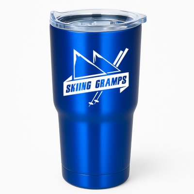 Skiing Gramps Grandpa Grandad Skier Ski Gift Tumbler