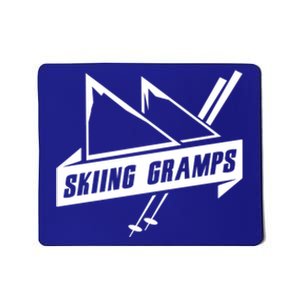 Skiing Gramps Grandpa Grandad Skier Ski Gift Mousepad