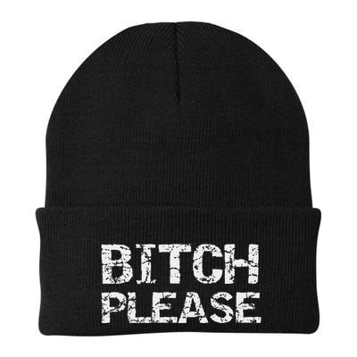 Sarcastic Gag Gift For Women Funny Joke Quote Bitch Please Beanie