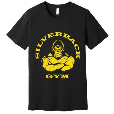 Silverback Gorilla Gym Apparel Powerlifting Strongman Premium T-Shirt