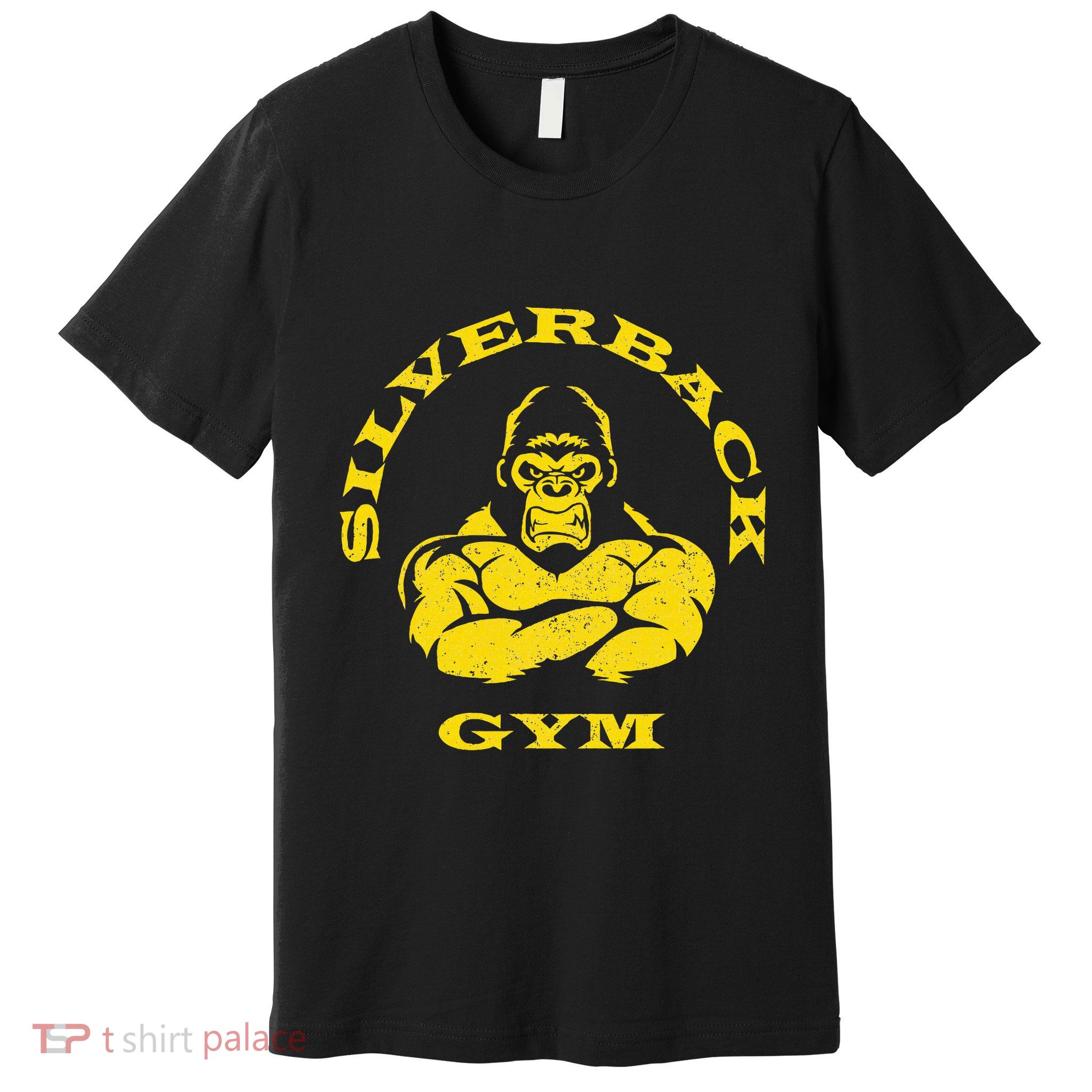 Silverback Gorilla Gym Apparel Powerlifting Strongman Premium T-Shirt