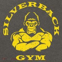 Silverback Gorilla Gym Apparel Powerlifting Strongman Cotton Canvas Backpack