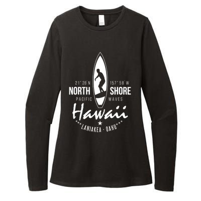 Surfer Gift Hawaii North Shore Laniakea Beach Oahu Womens CVC Long Sleeve Shirt