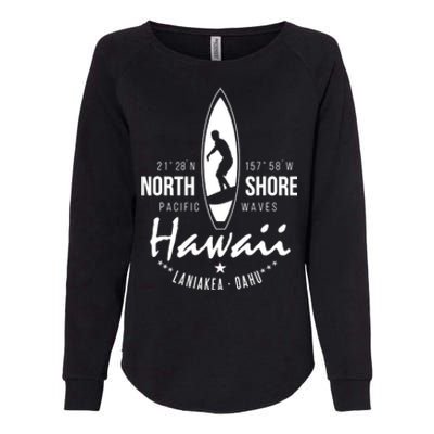 Surfer Gift Hawaii North Shore Laniakea Beach Oahu Womens California Wash Sweatshirt