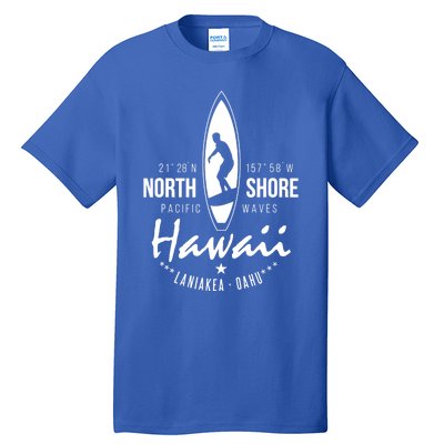 Surfer Gift Hawaii North Shore Laniakea Beach Oahu Tall T-Shirt