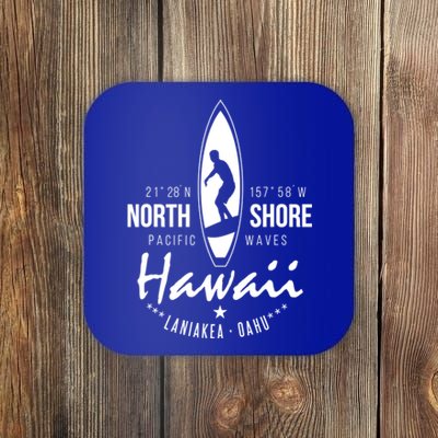 Surfer Gift Hawaii North Shore Laniakea Beach Oahu Coaster