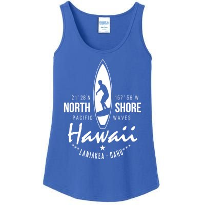 Surfer Gift Hawaii North Shore Laniakea Beach Oahu Ladies Essential Tank