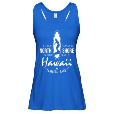 Surfer Gift Hawaii North Shore Laniakea Beach Oahu Ladies Essential Flowy Tank