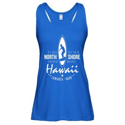 Surfer Gift Hawaii North Shore Laniakea Beach Oahu Ladies Essential Flowy Tank